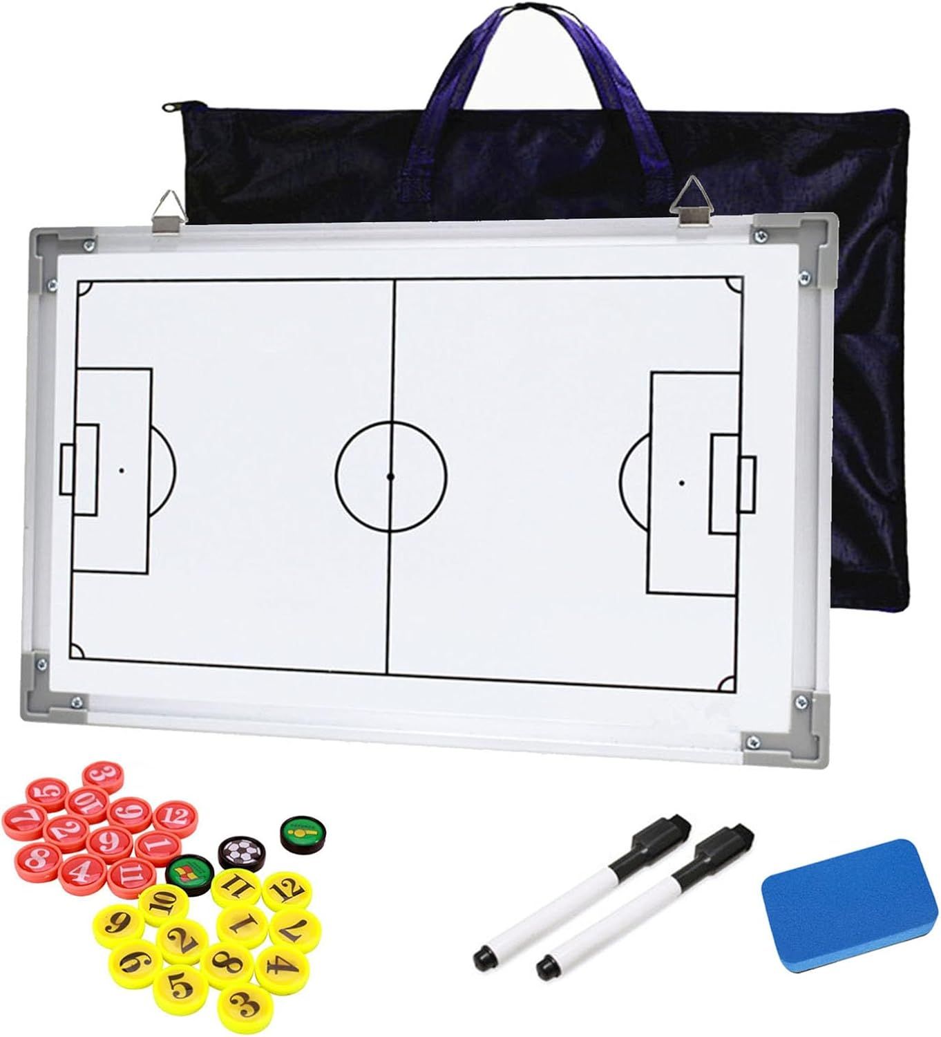 RoseFlower Magnetic Portable Football Coaching Board (Extra Magnetics)