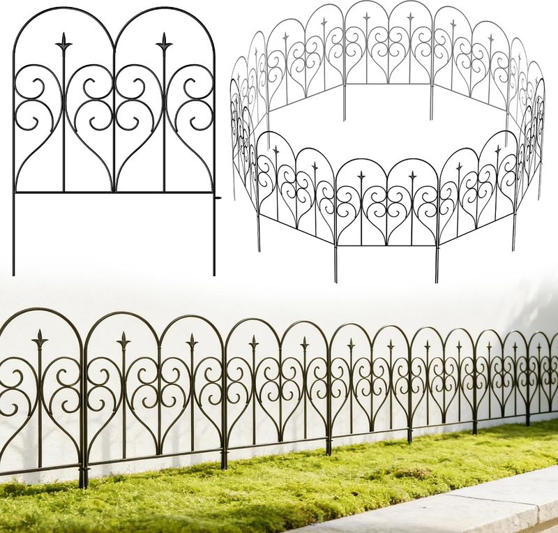 Thealyn Decorative Garden Fence 32 inch H x 24 inch W Thealyn Decorative Garden Fence 32 inch H x 24 inch W