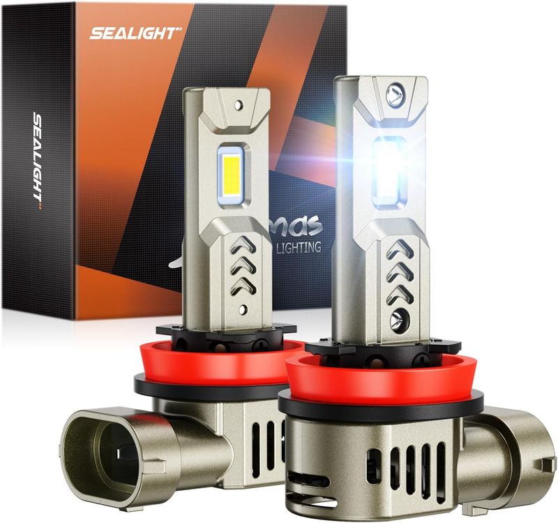 SEALIGHT 2026 Brightest H11/H8/H9/H16 LED Headlight Bulbs SEALIGHT 2026 Brightest H11/H8/H9/H16 LED Headlight Bulbs