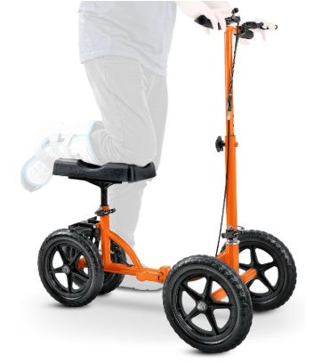 (MSRP $356) SuperHandy Folding Knee Walker: Steerable Rolling Scooter (MSRP $356) SuperHandy Folding Knee Walker: Steerable Rolling Scooter