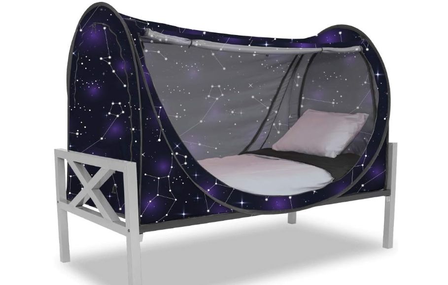 Pop up Privacy Bed Tent Deluxe Canopy with Eclipse Theme - Twin/Starry Constellation Pop up Privacy Bed Tent Deluxe Canopy with Eclipse Theme - Twin/Starry Constellation