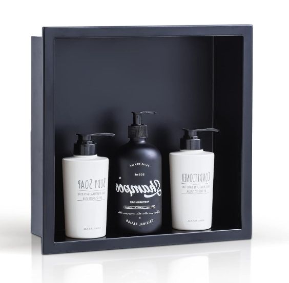 Shower Niche 14" x 14" (Black)