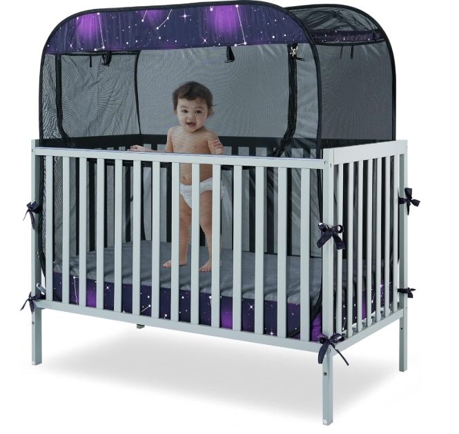 Porayhut Portable Baby Safety Mesh Tent Cover,Pop up Infant Mosquito Net