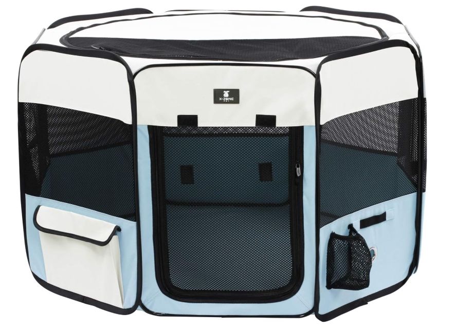X-ZONE PET Portable Foldable Pet Dog Cat Playpen Crates Kennel/Premium 600D Oxford