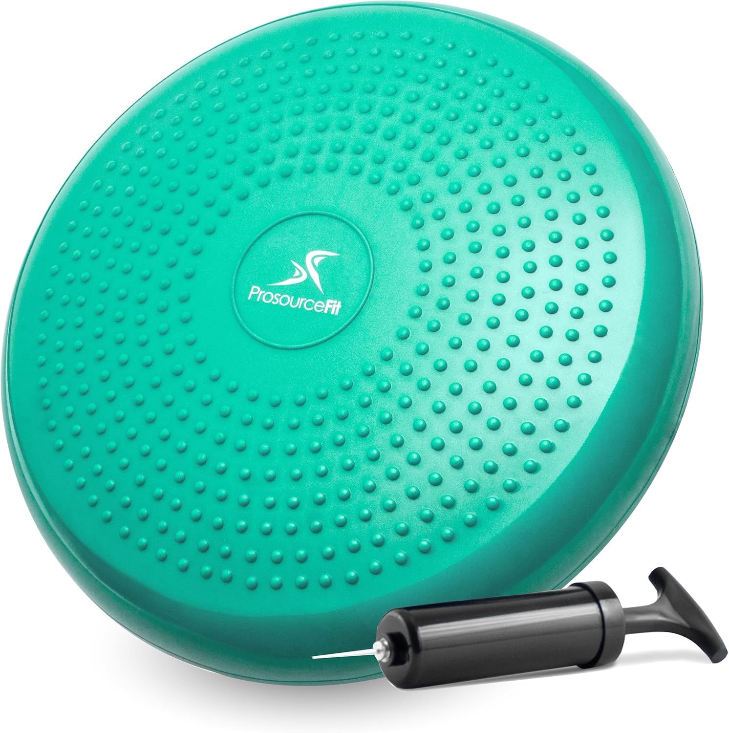 ProsourceFit Core Balance Disc Trainer, 14” Diameter with Pump for Fitness ProsourceFit Core Balance Disc Trainer, 14” Diameter with Pump for Fitness