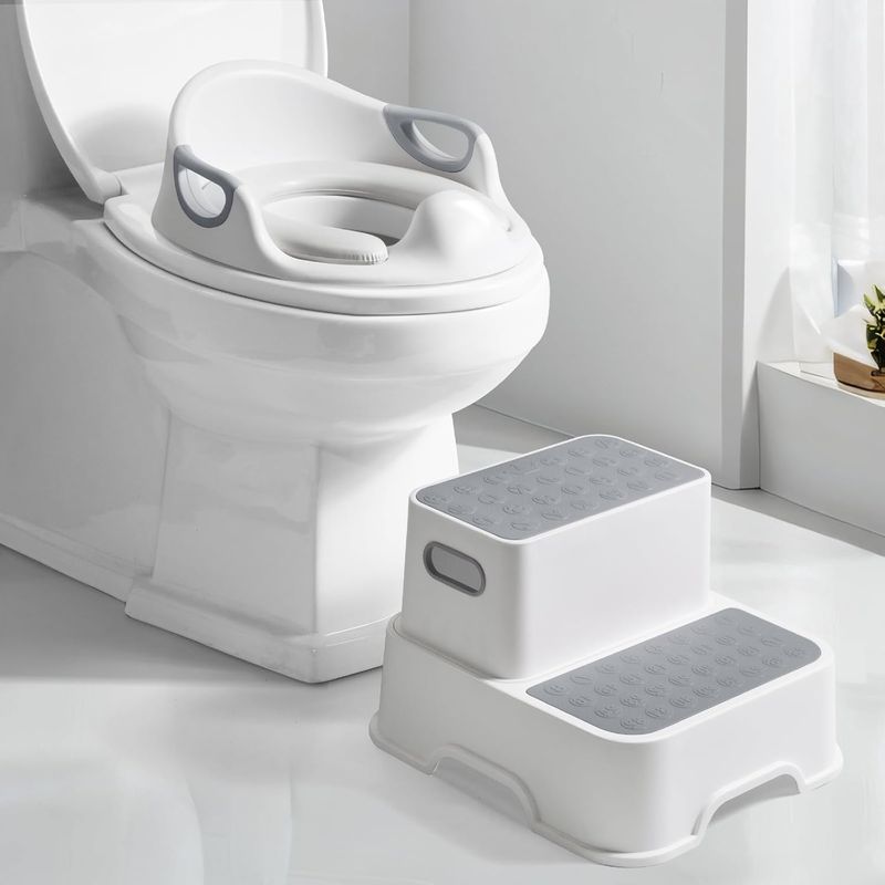 DEANIC Potty Training Toilet Seat with Step Stool