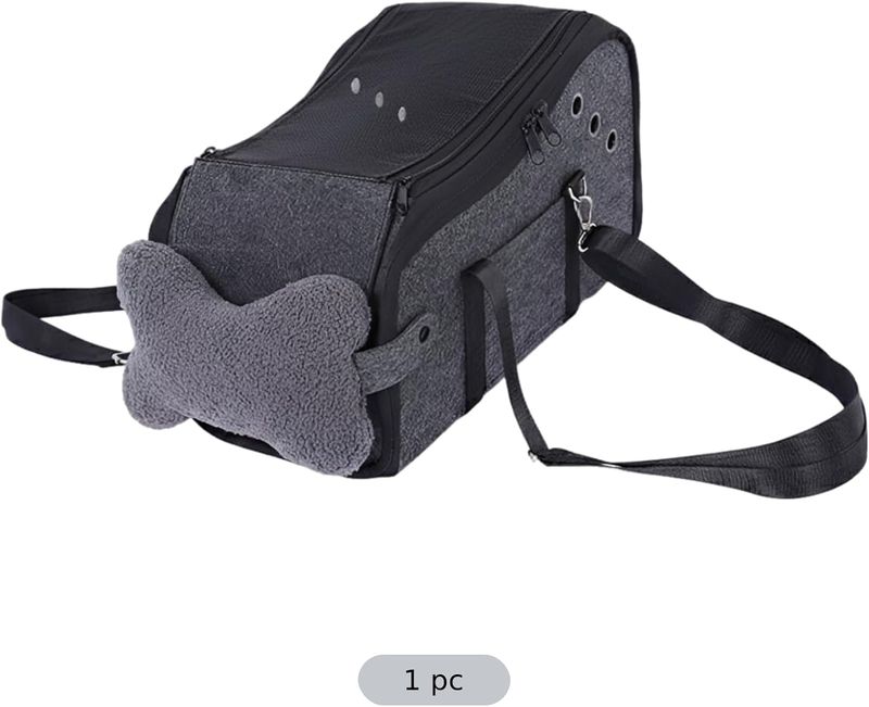 PONDON 2-In-1 Dog Car Seat For Center Console, 15.9 X 9.8 X 9.8 In PONDON 2-In-1 Dog Car Seat For Center Console, 15.9 X 9.8 X 9.8 In