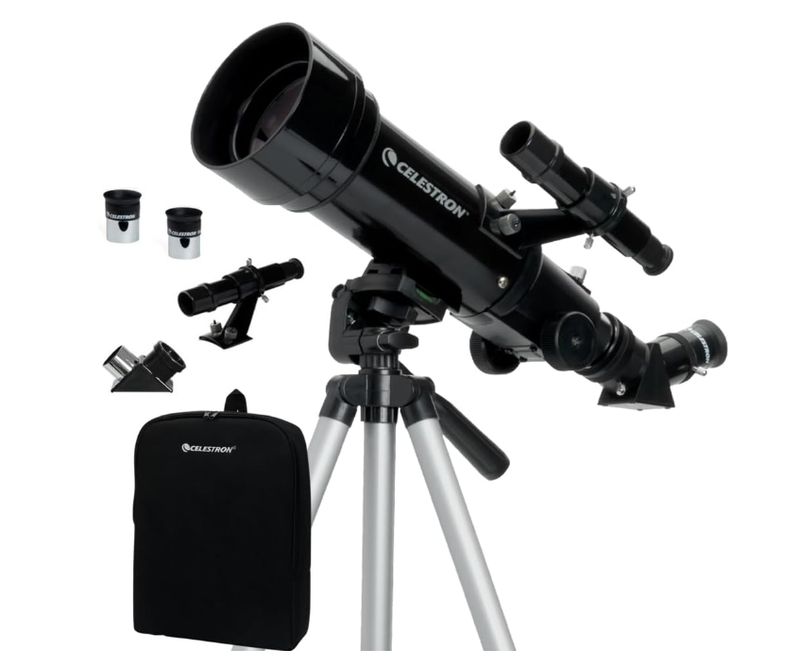 Celestron Travel Scope 70 Portable Refractor Telescope – 70mm Aperture Celestron Travel Scope 70 Portable Refractor Telescope – 70mm Aperture