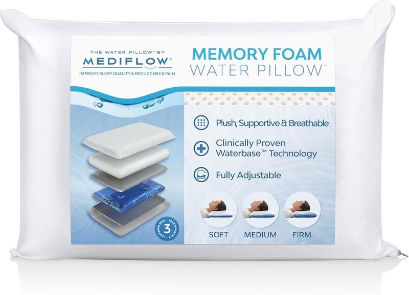 Mediflow Water Pillow - Original Collection, Memory Foam Pillow