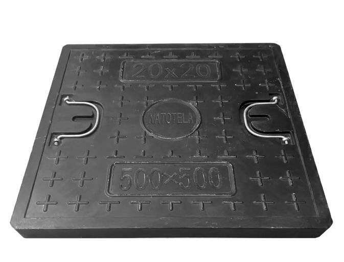 Replacement Manhole Cover 20x20in, Fiberglass Recessed Solid Top Lid Replacement Manhole Cover 20x20in, Fiberglass Recessed Solid Top Lid