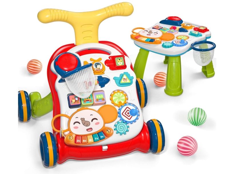 CUTE STONE Sit-to-Stand Learning Walker, 2 in 1 Baby Walker CUTE STONE Sit-to-Stand Learning Walker, 2 in 1 Baby Walker