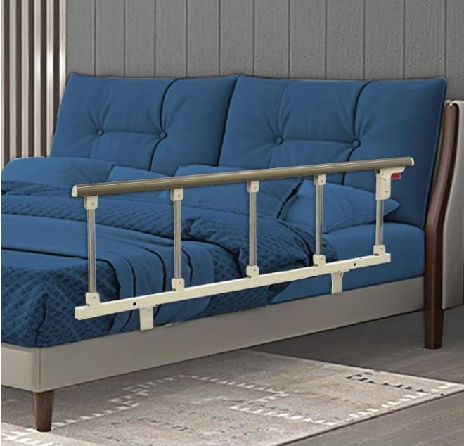 Bed Rail Guard Side Rails for Elderly Adults Seniors Assist Safety Handle Bedside Grab Bar Bed Rail Guard Side Rails for Elderly Adults Seniors Assist Safety Handle Bedside Grab Bar