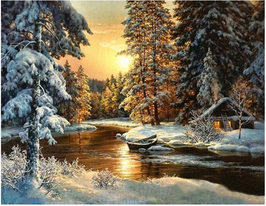 YEESAM ART Paint by Numbers for Adults YEESAM ART Paint by Numbers for Adults, Material: Forest