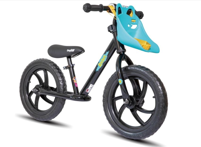 JOYSTAR 12"/14" Balance Bike 2-6Y, with Footrest & Basket/Doll Seat JOYSTAR 12"/14" Balance Bike 2-6Y, with Footrest & Basket/Doll Seat, Colour: Black