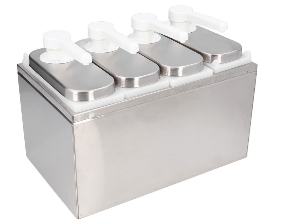 Sauce Dispenser Pump Condiment Pump Station Stainless Steel Dispenser Pump