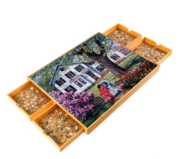 Wooden Puzzle Board Rack - Jigsaw Puzzle Table Without Legs Wooden Puzzle Board Rack - Jigsaw Puzzle Table Without Legs