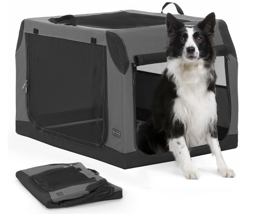 PETSFIT Dog Travel Crate, Soft Sided Dog Crate - 36 Inch PETSFIT Dog Travel Crate, Soft Sided Dog Crate - 36 Inch