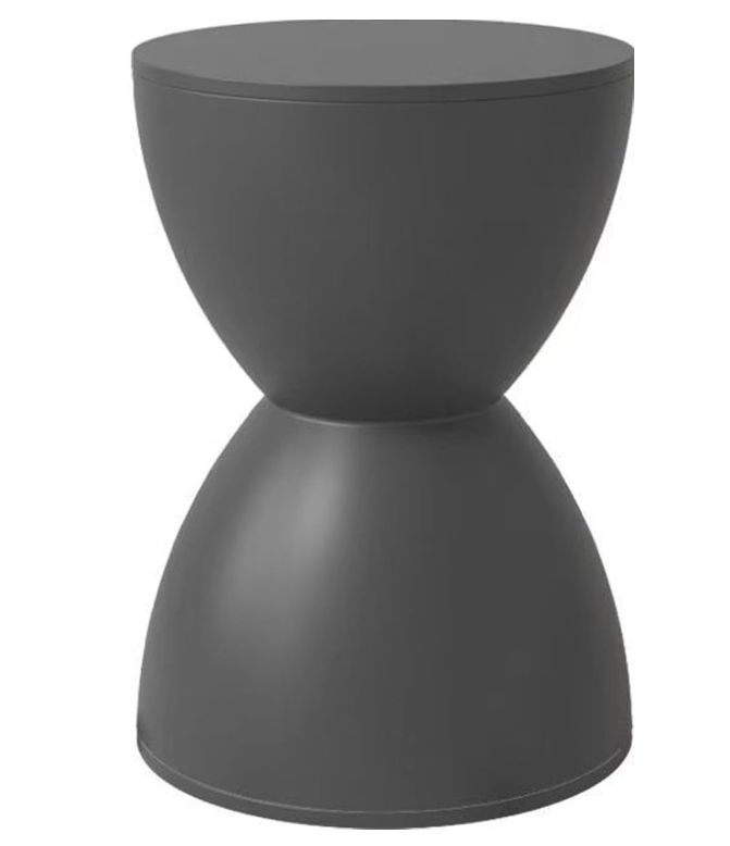 Small Table Stool, Side Table Modern Hourglass Accent Stool Small Table Stool, Side Table Modern Hourglass Accent Stool