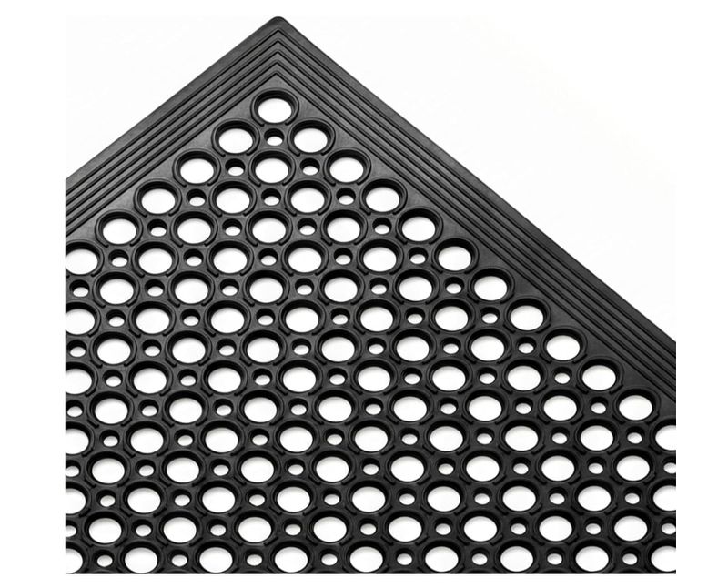 83"x35" Commercial Anti-Fatigue Rubber Floor Mat with Drain Holes 83"x35" Commercial Anti-Fatigue Rubber Floor Mat with Drain Holes