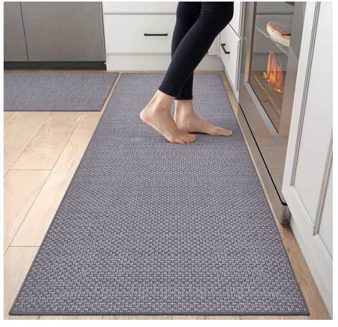 DEXI Kitchen Mats for Floor Non Slip Washable, 32" x 48" Absorbent Runner Rug Low Profile DEXI Kitchen Mats for Floor Non Slip Washable, 32" x 48" Absorbent Runner Rug Low Profile