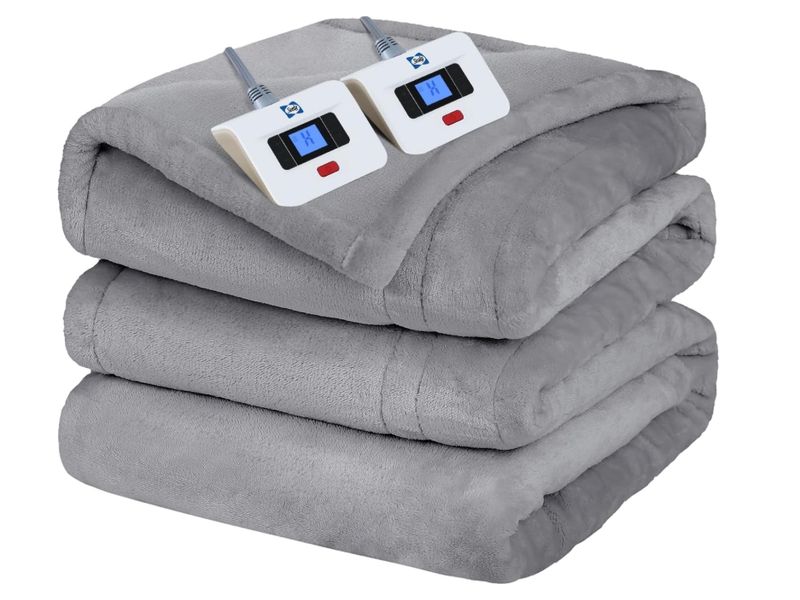 Sealy Electric Blanket King Size, Flannel Heated Blanket with 10 Heating Levels Sealy Electric Blanket King Size, Flannel Heated Blanket with 10 Heating Levels