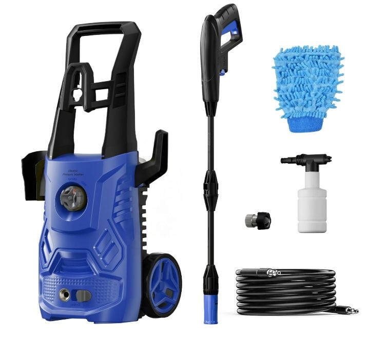 Pressure Washer, 4000PSI 2.6 GPM Max Power Washer with Foam Cannon 23FT Hose