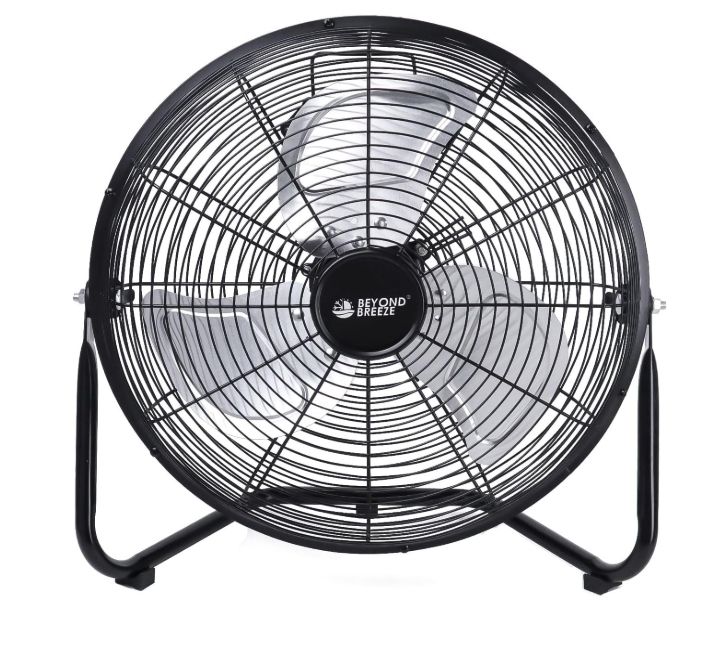 BEYOND BREEZE 14" High Velocity Industrial Floor Fan with 360° Tilt, Black BEYOND BREEZE 14" High Velocity Industrial Floor Fan with 360° Tilt, Black