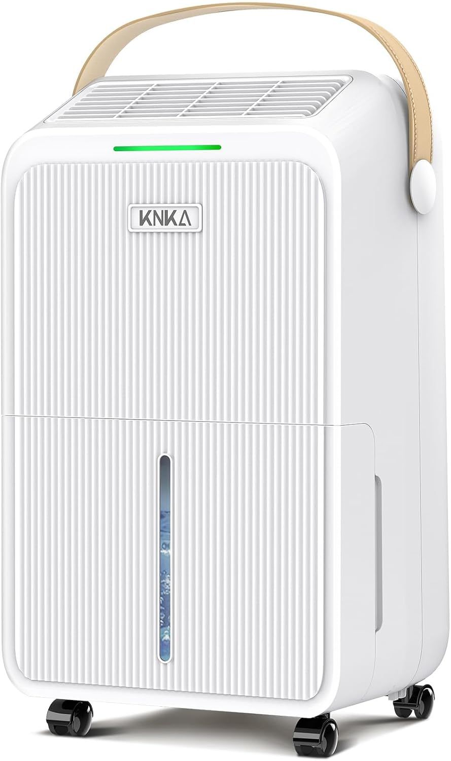 KNKA (MISSING HANDLE) 2500 Ft² Max 34 Pints Dehumidifier for Basement with Drain Hose, White KNKA (MISSING HANDLE) 2500 Ft² Max 34 Pints Dehumidifier for Basement with Drain Hose, White
