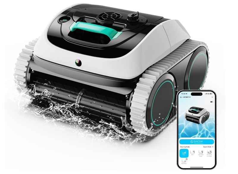 WYBOT C1 Robotic Pool Vacuum for Inground Pools, Cordless Above Ground Pool Cleaner WYBOT C1 Robotic Pool Vacuum for Inground Pools, Cordless Above Ground Pool Cleaner