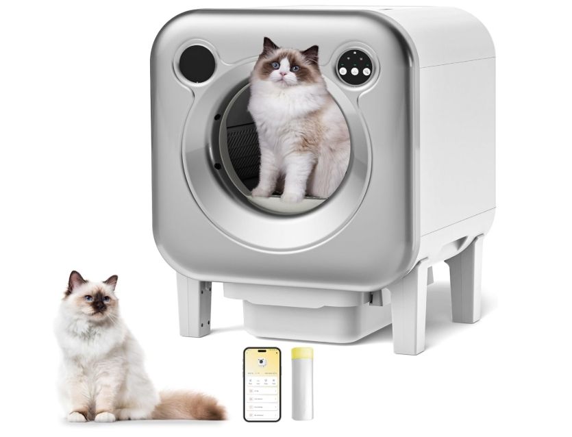 Self Cleaning Cat Litter Box, 90L Extra Large Automatic Litter Box with APP Control MSRP$329.99 Self Cleaning Cat Litter Box, 90L Extra Large Automatic Litter Box with APP Control MSRP$329.99
