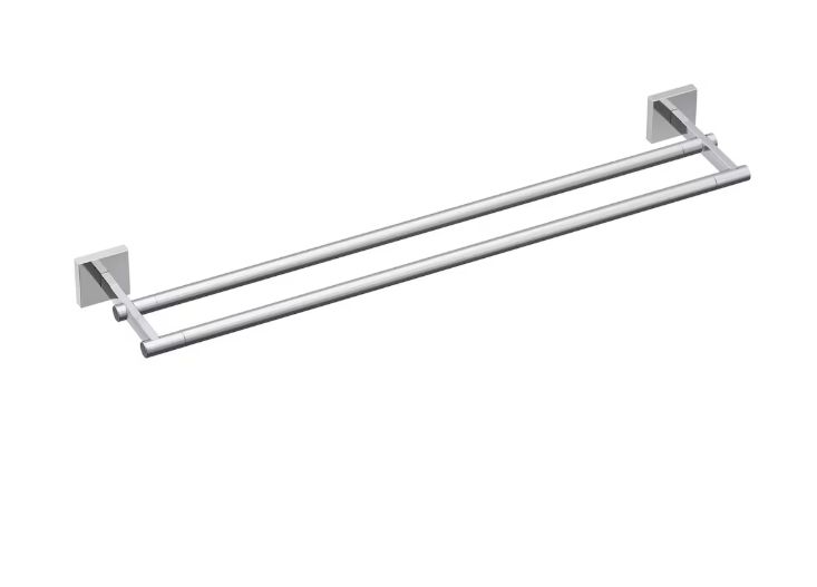 MOEN Triva 24-Inch Double Bathroom Towel Bar/Hanger in Chrome