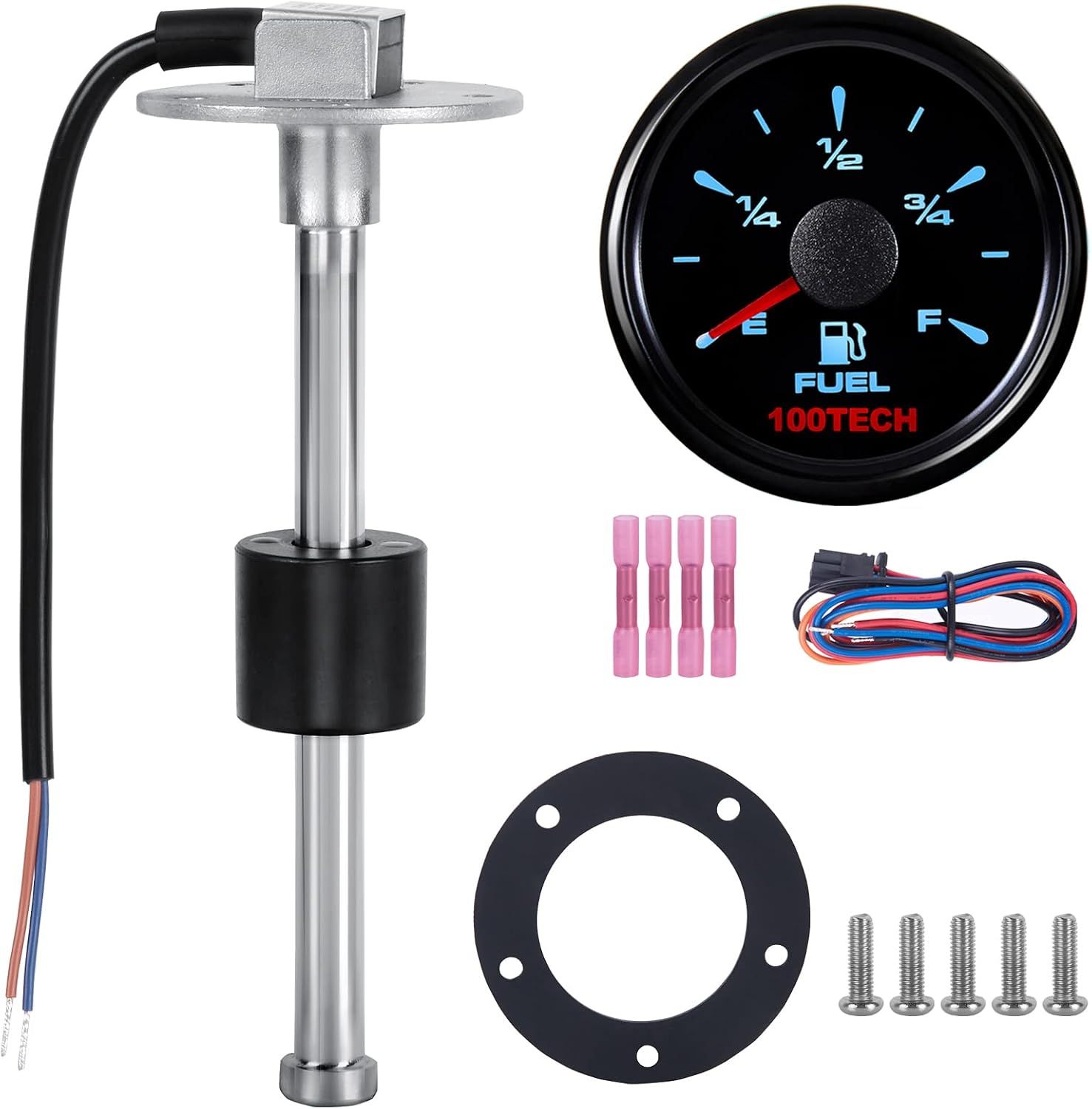 ABSOPRO 762mm 30" Length Boat Fuel Sending Unit and Gauge Kit for Marine ABSOPRO 762mm 30" Length Boat Fuel Sending Unit and Gauge Kit for Marine