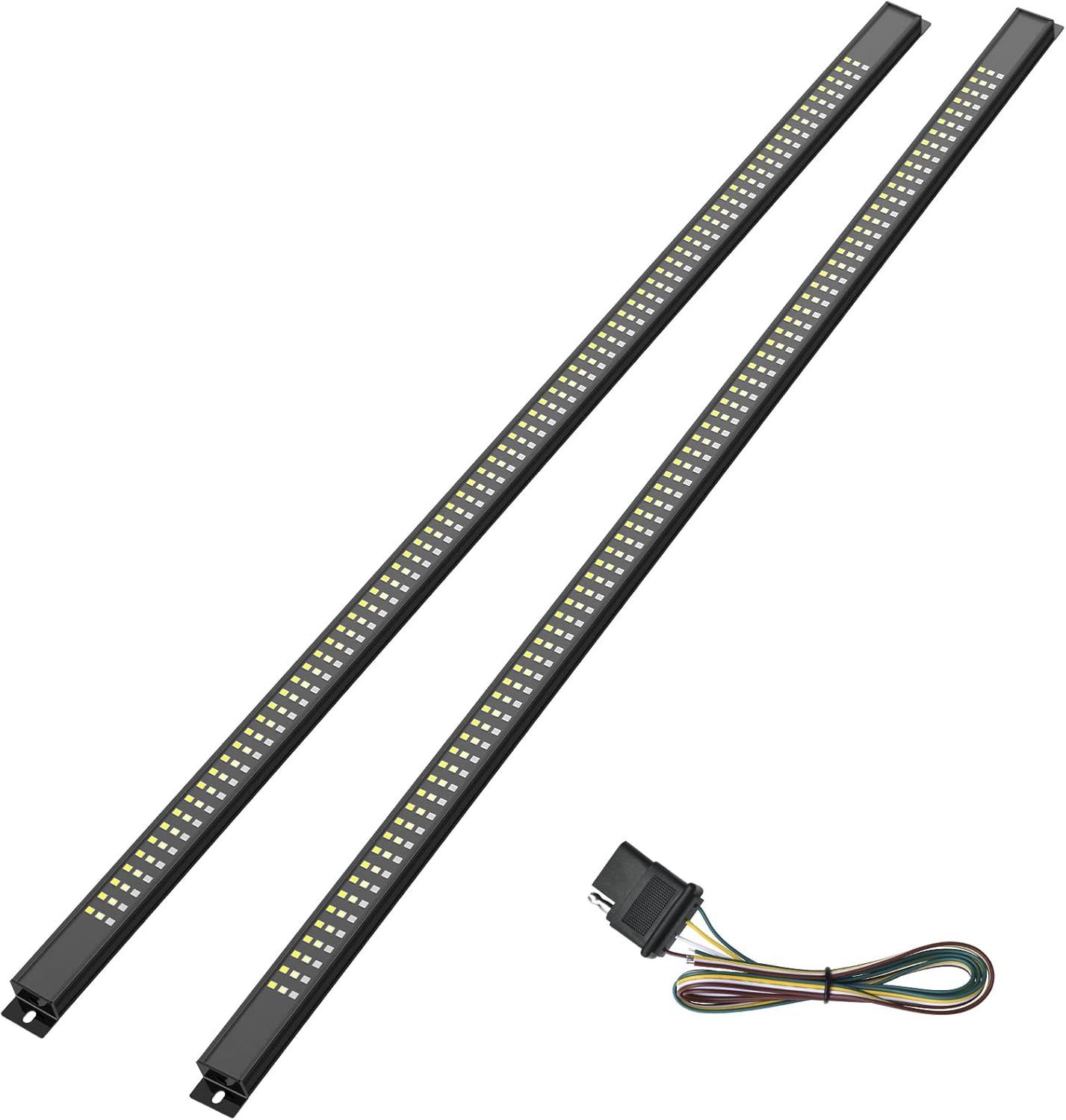 MICTUNING Triple Tailgate Light Bar Waterproof Plug-and-Play Aluminum Frame with 4-Way Flat Connector Wire MICTUNING Triple Tailgate Light Bar Waterproof Plug-and-Play Aluminum Frame with 4-Way Flat Connector Wire