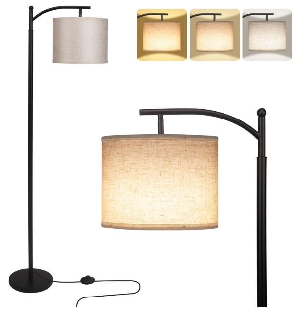 Arc Floor Lamp,Modern Floor Lamp,62'' Standing Lamp with Foot Switch