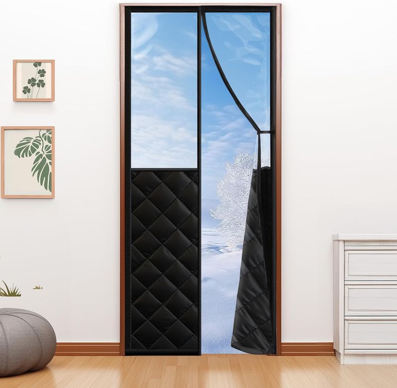 Magnetic Thermal Insulated Door Curtain for 36"x 80" Doors Magnetic Thermal Insulated Door Curtain for 36"x 80" Doors
