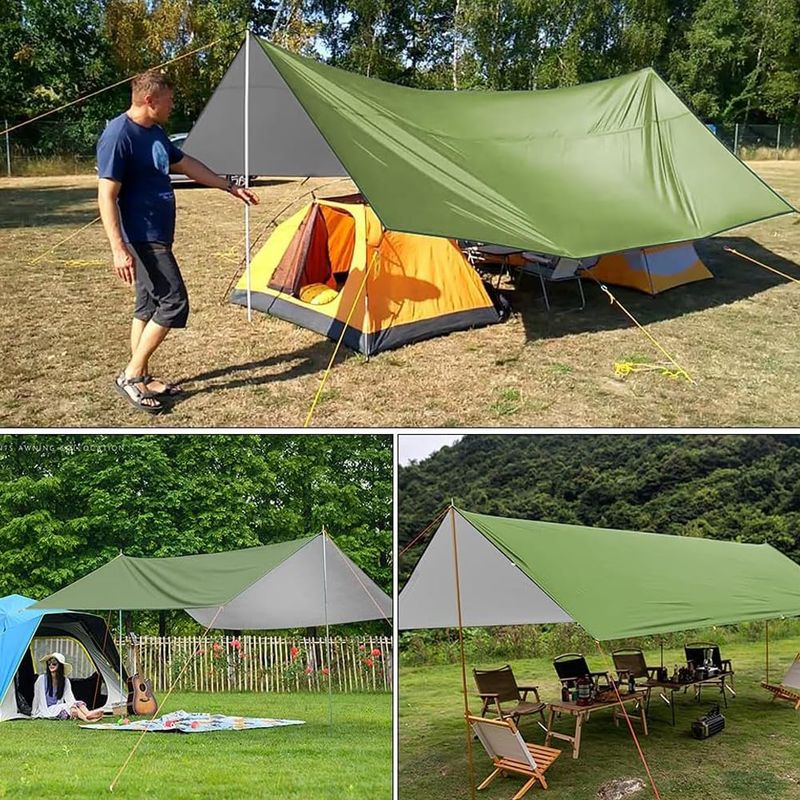 Hammock Rain Fly Waterproof Tent Tarp, UV Protection Hammock Rain Fly Waterproof Tent Tarp, UV Protection