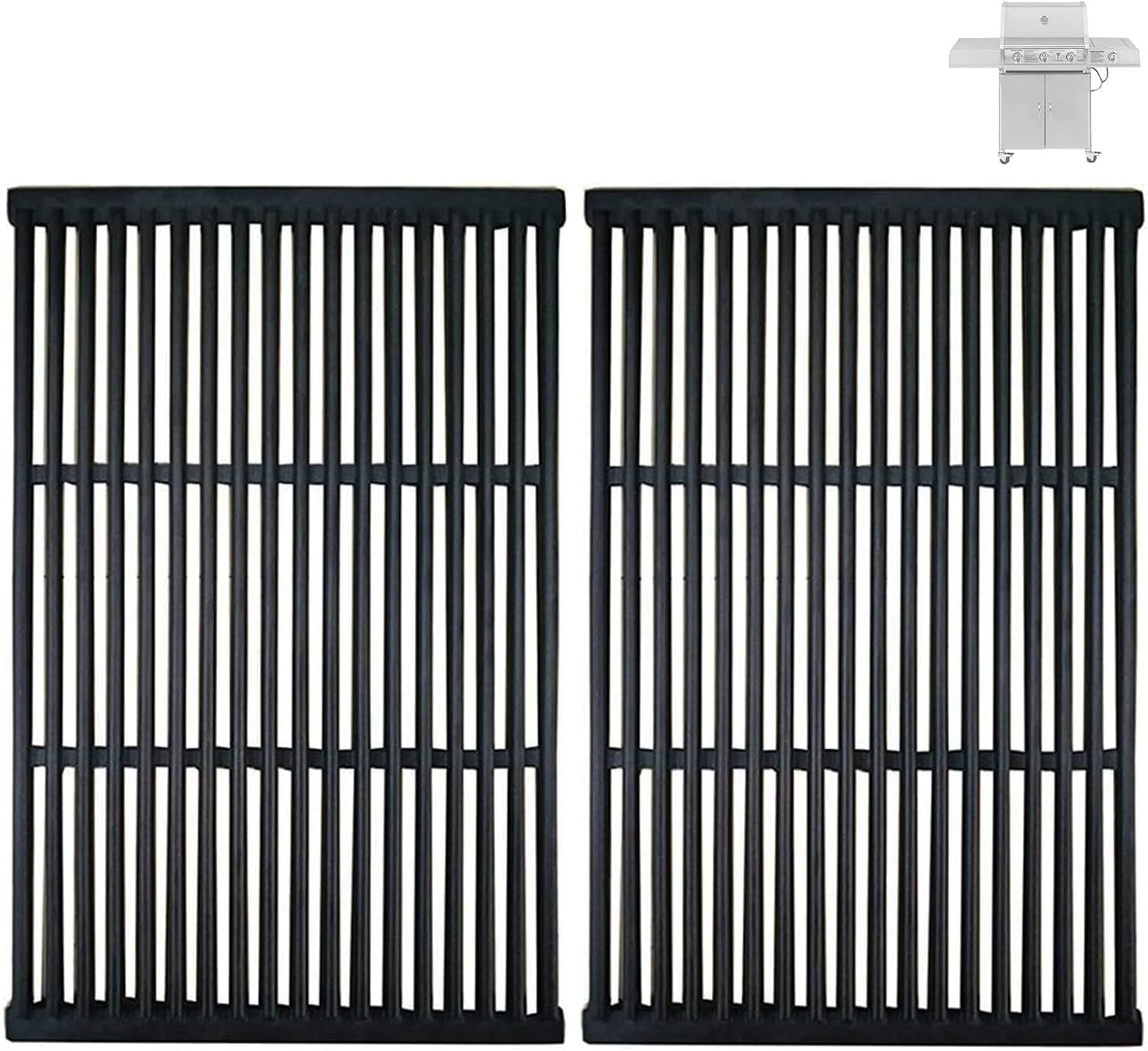 19" x 12 1/2" Cast Iron Cooking Grid for Charmglow 810-6320 810-2320
