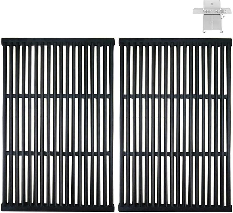 19" x 12 1/2" Cast Iron Cooking Grid for Charmglow 810-6320 810-2320 19" x 12 1/2" Cast Iron Cooking Grid for Charmglow 810-6320 810-2320