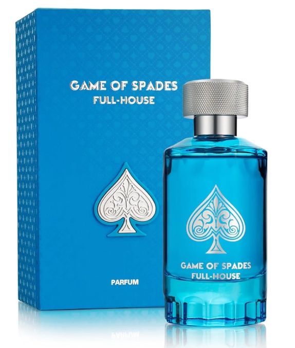 Jo Milano Game of Spades Full House, Parfum, 3.4 oz/100ml, Perfume For Men And Women 3/4 Full Jo Milano Game of Spades Full House, Parfum, 3.4 oz/100ml, Perfume For Men And Women 3/4 Full