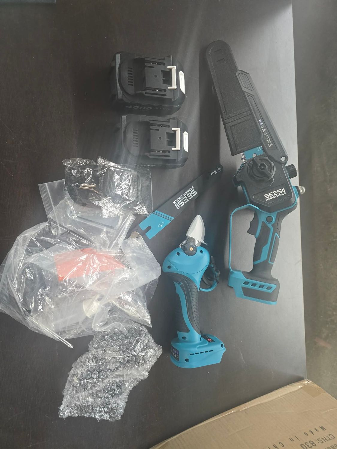 SEESII Cordless Mini Chainsaw &amp; Pruning Shears Combo Kit – Makita Battery Compatible