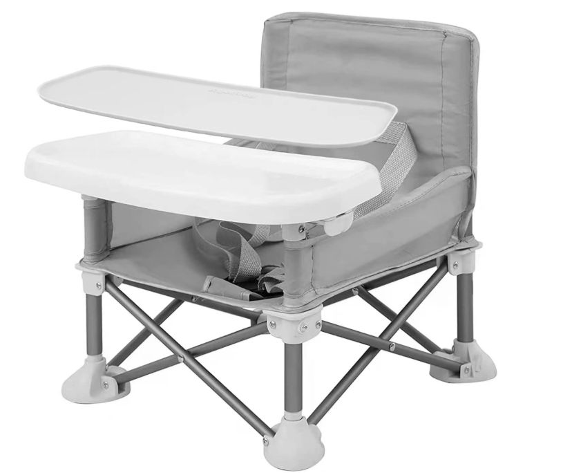 PandaEar Portable Baby Booster Seat Travel Chair| Compact Fold with Straps for Indoor/Outdoor PandaEar Portable Baby Booster Seat Travel Chair| Compact Fold with Straps for Indoor/Outdoor