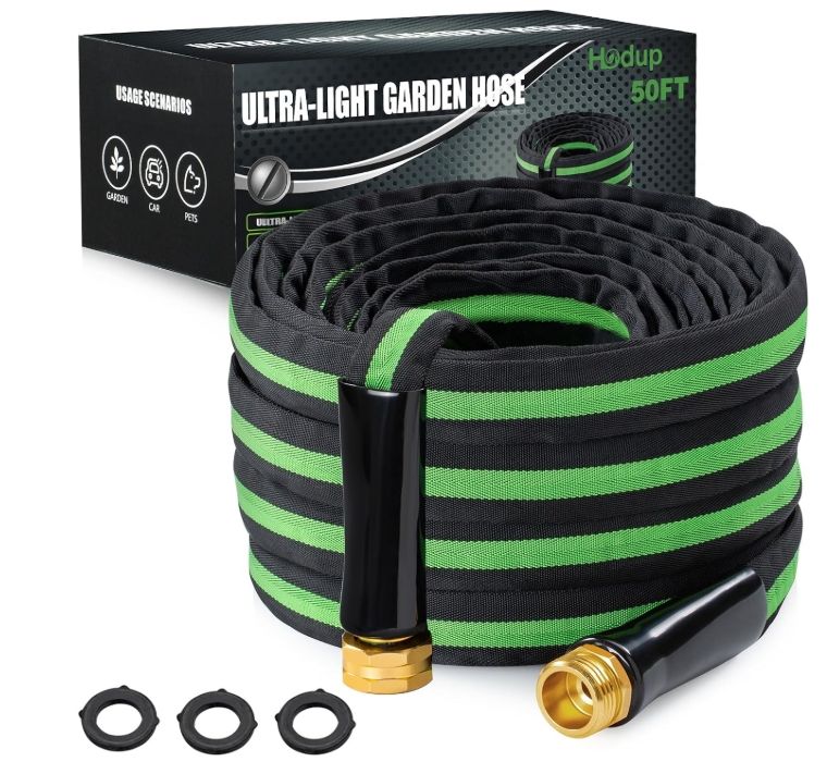 50FT Lightweight Super Flexible Garden Hose - Kink-Free, Non-Expanding 50FT Lightweight Super Flexible Garden Hose - Kink-Free, Non-Expanding