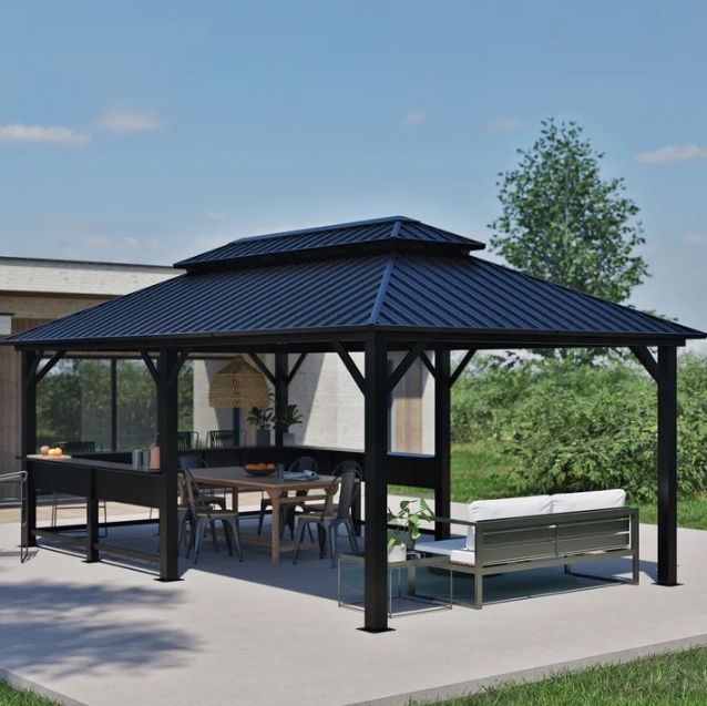 Sojag Bondi Dual-Zone 12 ft. x 20 ft. Gazebo MSRP $2999.99 Sojag Bondi Dual-Zone 12 ft. x 20 ft. Gazebo MSRP $2999.99