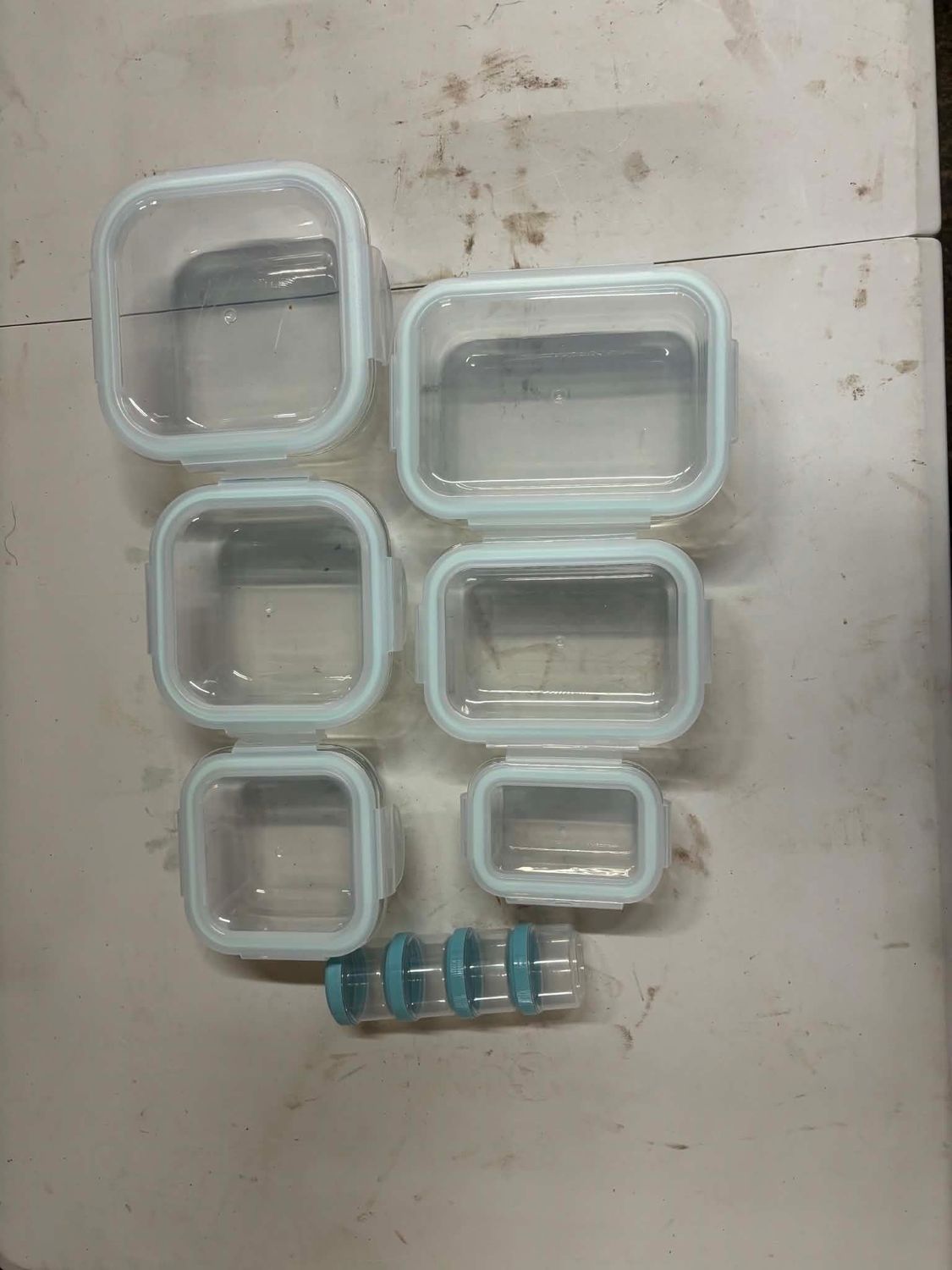 10 Piece Glass Container Set
