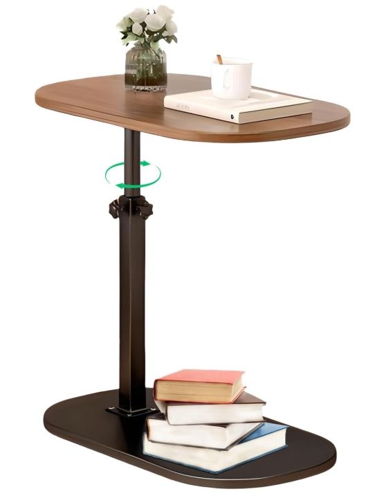 C Shaped End Table for Couch, C Table End Tables with Adjustable Height, 360° Swivel C Shaped End Table for Couch, C Table End Tables with Adjustable Height, 360° Swivel