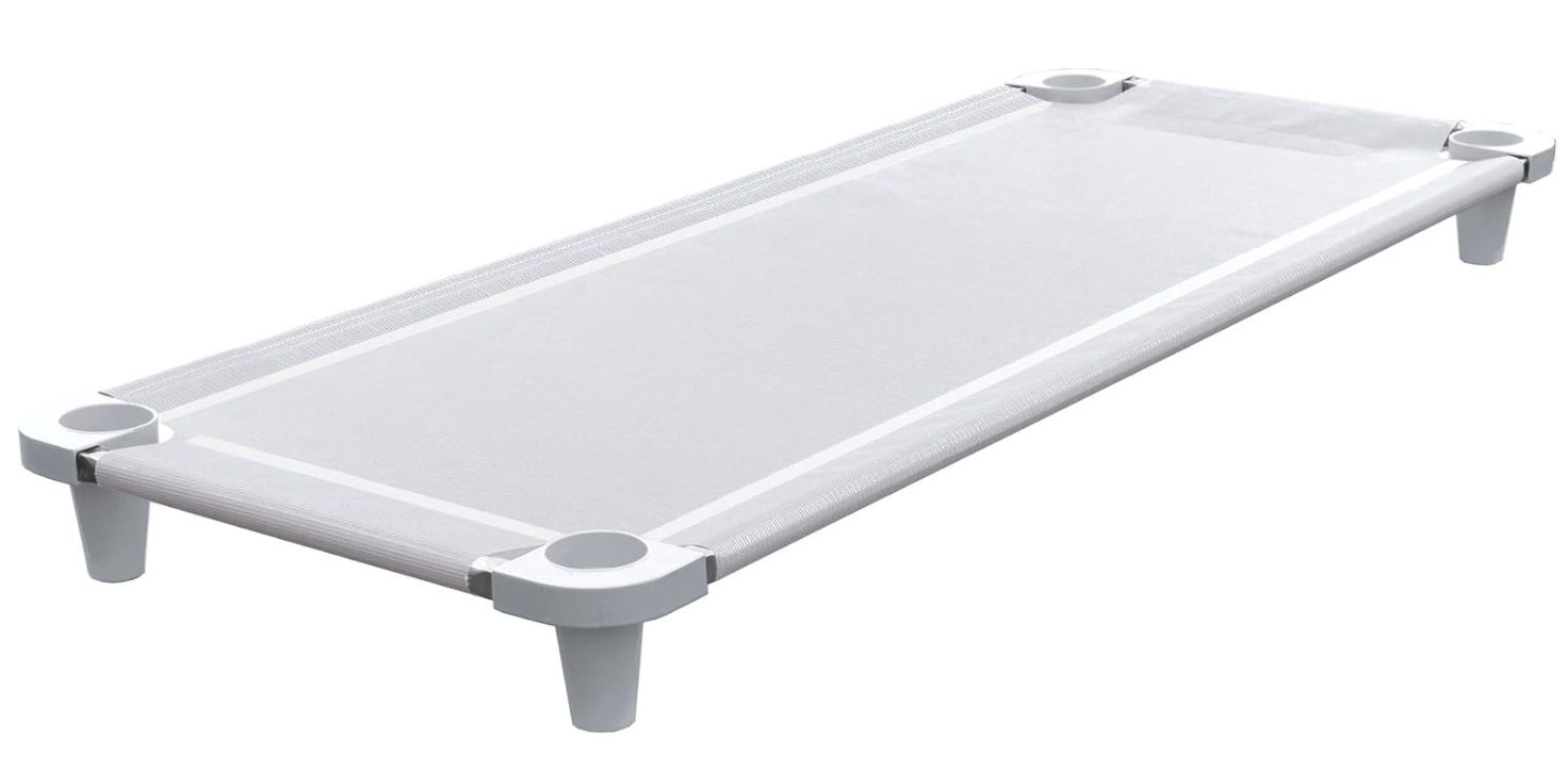 Acrimet Nap Cot for Kids, Portable Toddler Child Bed, Stackable, 133 X 54cm