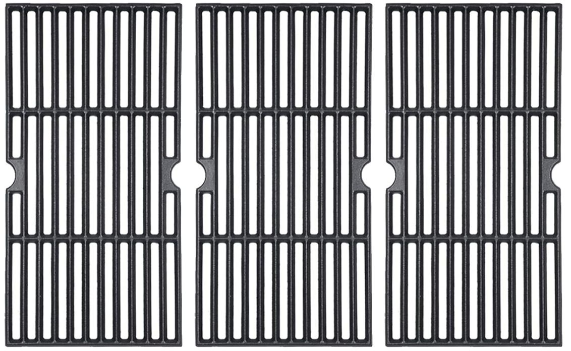 GasSaf 16 7/8" Grill Grates for Charbroil Gas Grill, Cast Iron Grates for Char Broil