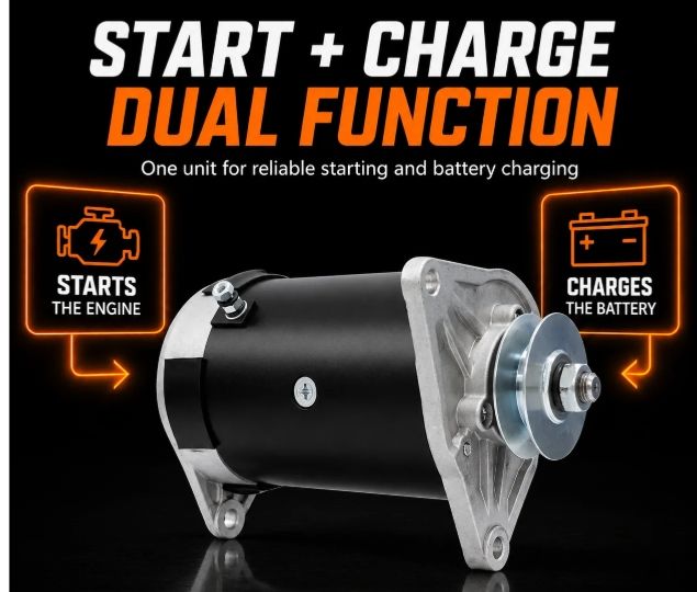 12V 23A Starter Generator fits EZ-GO Medalist &amp; Pre-Medalist (1980-1993)