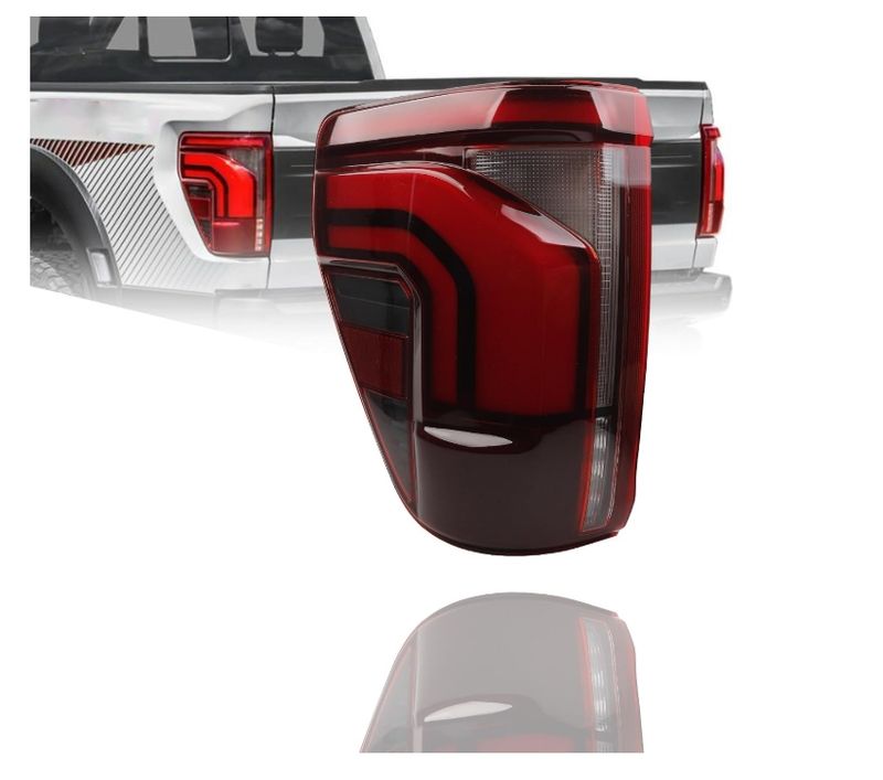 Dasbecan Tail Light Assembly for 2024 2025 2026 Ford F150 LED W/Blind Spot