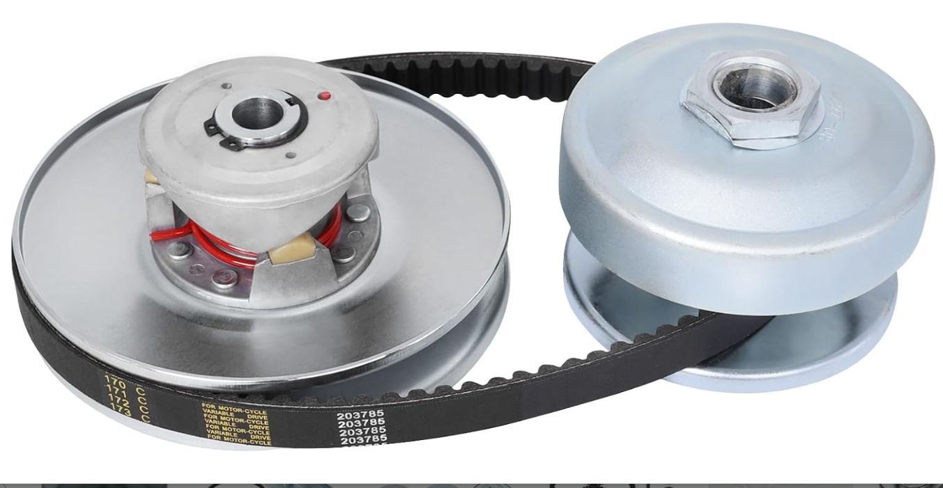BLACKHORSE-RACING 40 Series 1" BORE GO Kart CVT Torque Converter Driver Clutch FIT Comet 40/44 + 3/4'' Driven Clutch Comet Kit + Belt 203785
